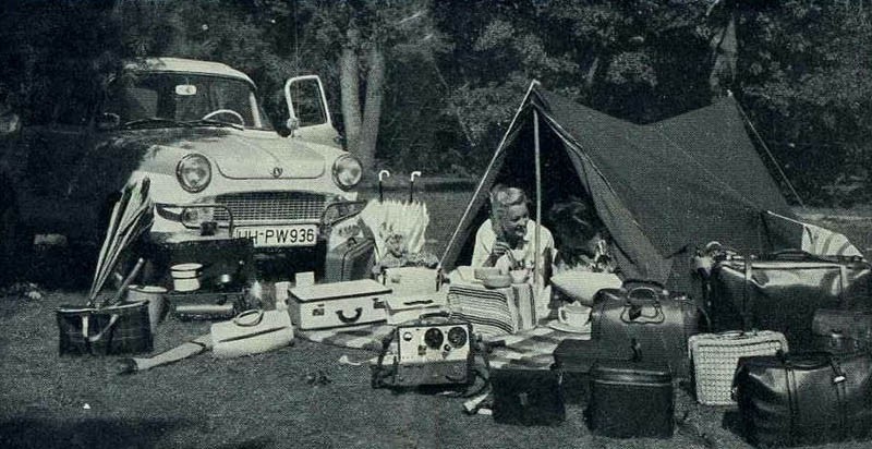 Camping från förr