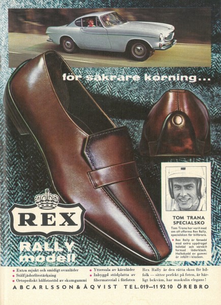 Rätt skor i Volvo P1800!