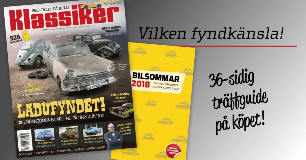 Bilsommar 2018 på köpet!