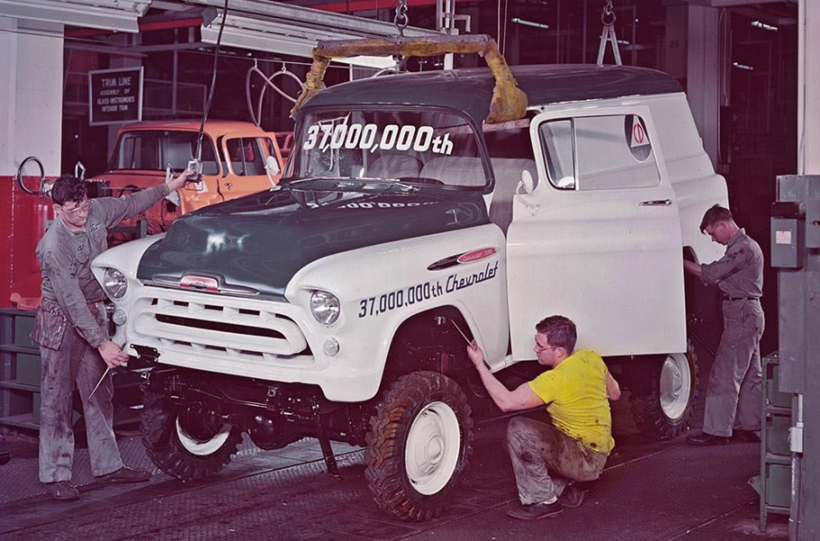 Jubileumspecial hos Chevrolet 1957