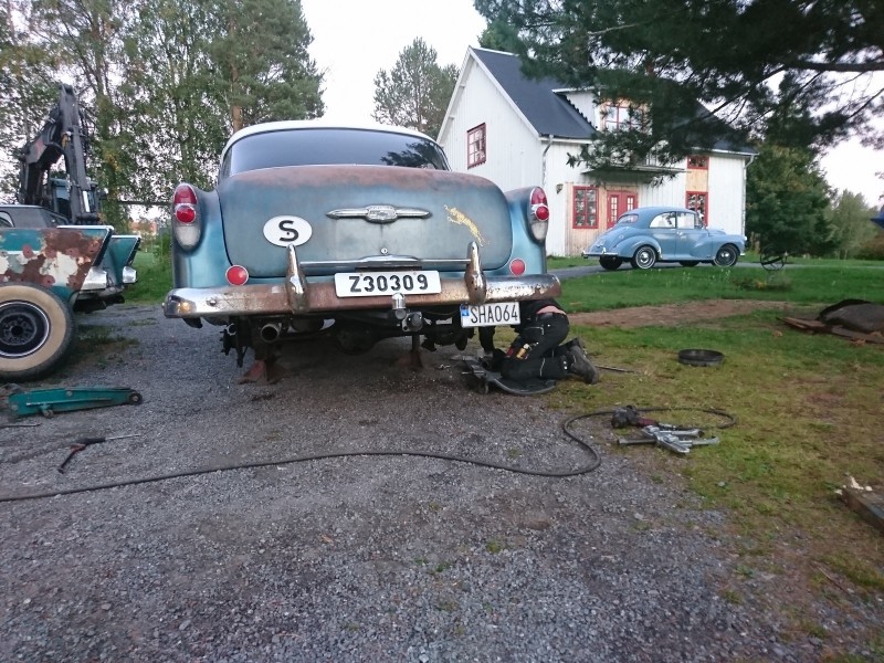 Gärna Skokloster – men först ett rejält bakaxelbyte!