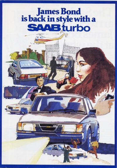 När James Bond körde Saab 900 Turbo