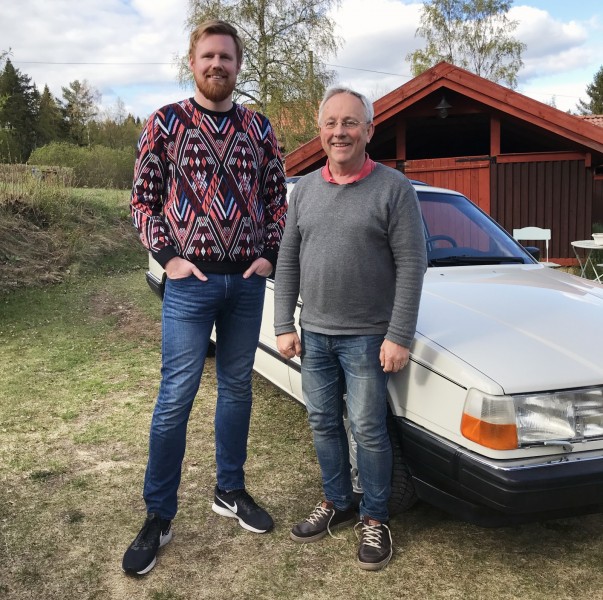 Calle Wickberg blev den som slog till på Claes Tingvalls Volvo 760 GLE.
