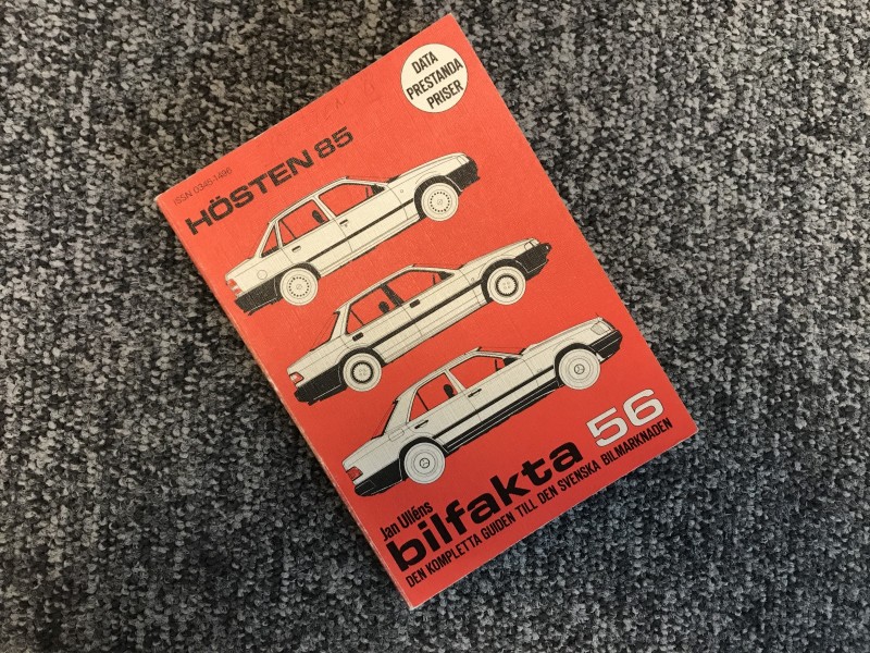 Välj kul bil hösten 1985!