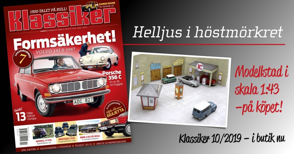 Volvo 142, Porsche 356 och modellstad på köpet!