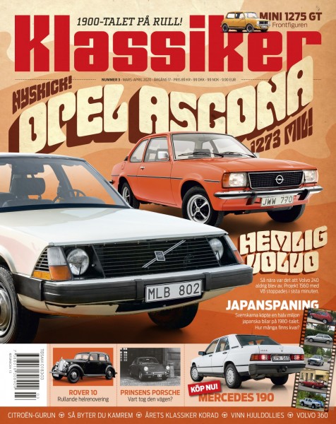 Ascona, Volvo med V8 och bilforskning!