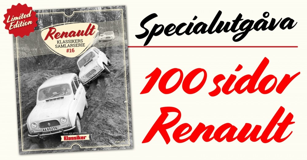 Renault – exklusiv samlarutgåva från Klassiker!