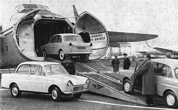 På väg till London 1958