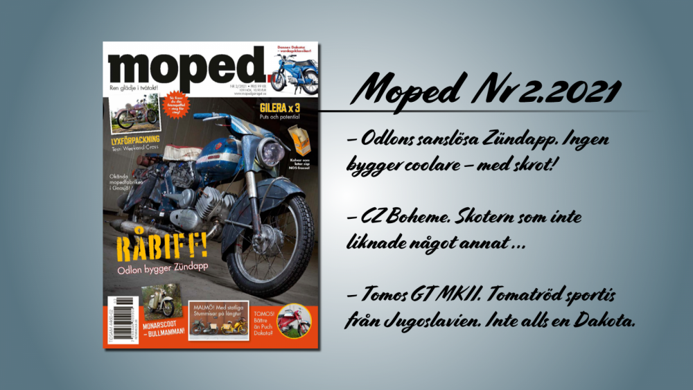 Nytt nummer - Moped 2/2021