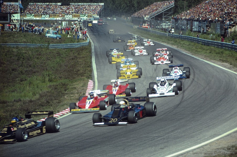 Fotoutställning om F1 på Anderstorp