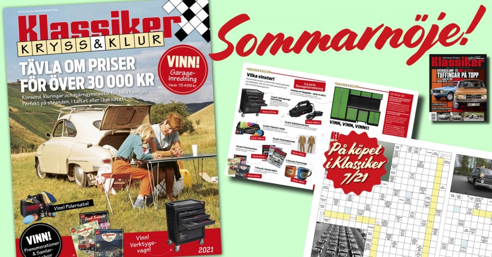 Korsordsbilaga på köpet!