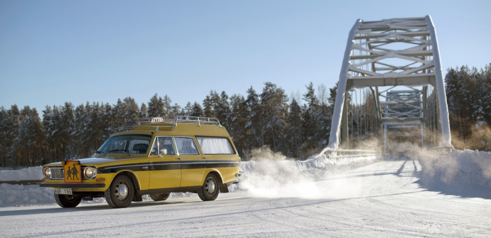 Brrr... Volvo 145 Express som taxi!