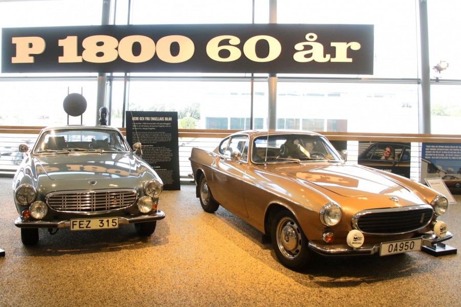 P1800 firas på Volvo museum