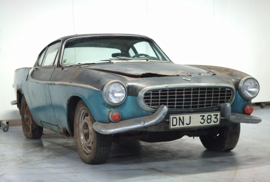 Volvo P1800 – 1961. Orenoverad före detta pressbil. 125 000 kronor!