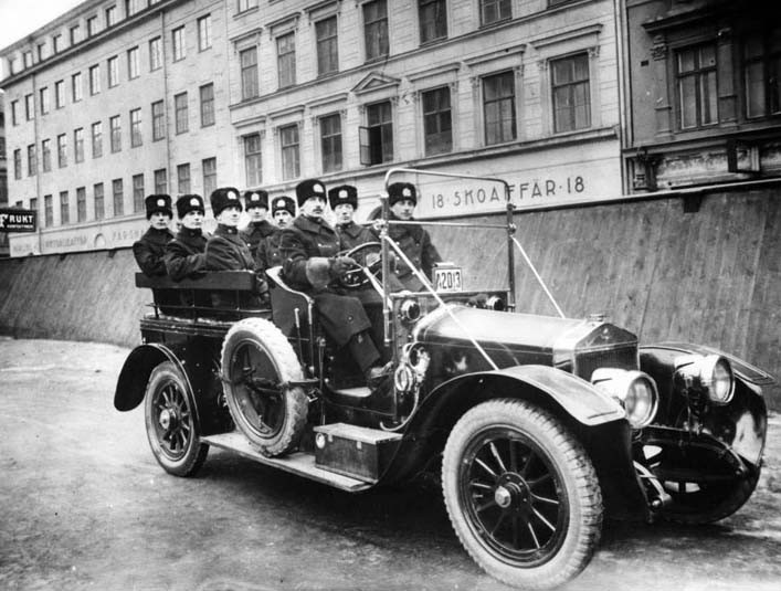 Sveriges första polisbil