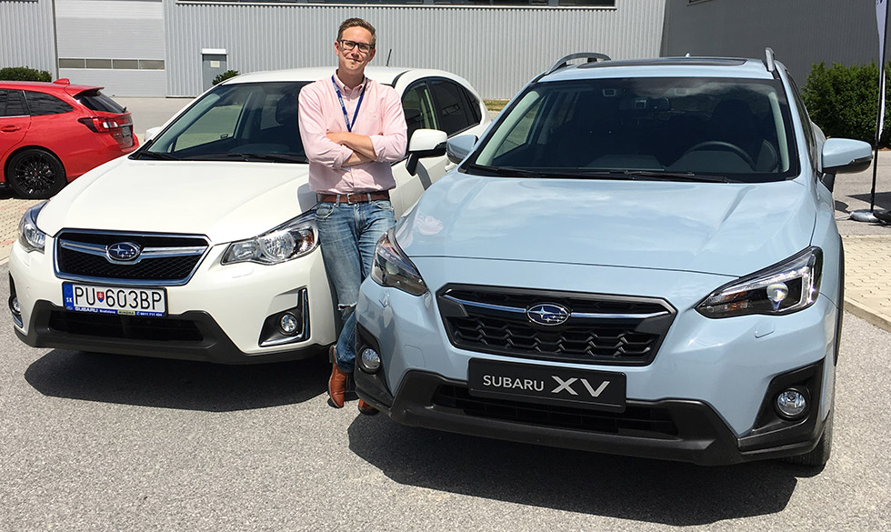 Nya XV till höger – gamla generationen till vänster.