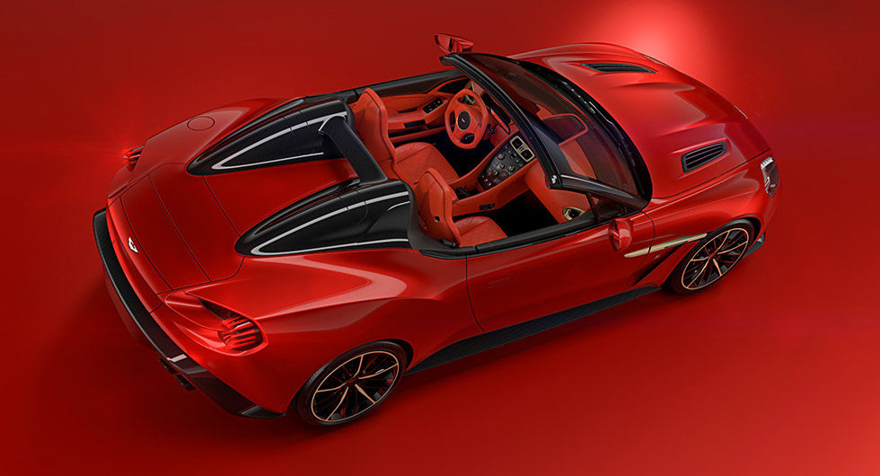 Aston Martin Vanquish Zagato Speedster.