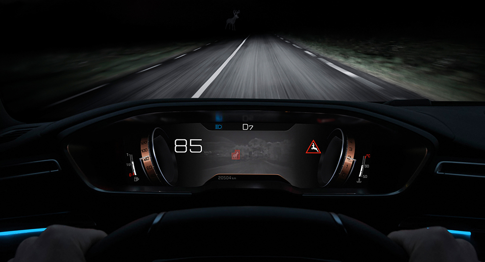 Peugeot 508 får mörkerseende
