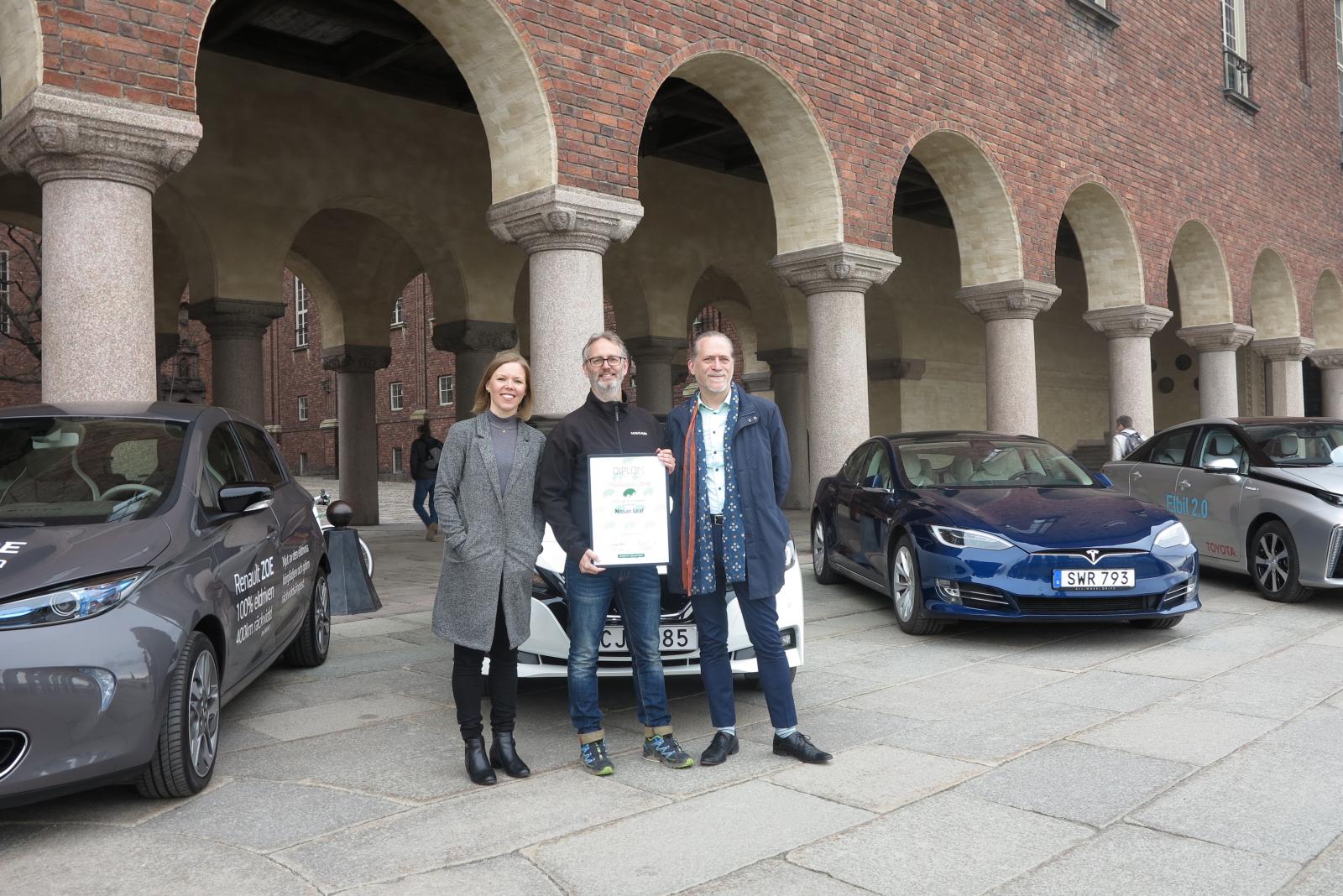 Nissan Leaf utsedd till Miljöbästa Bil 2018