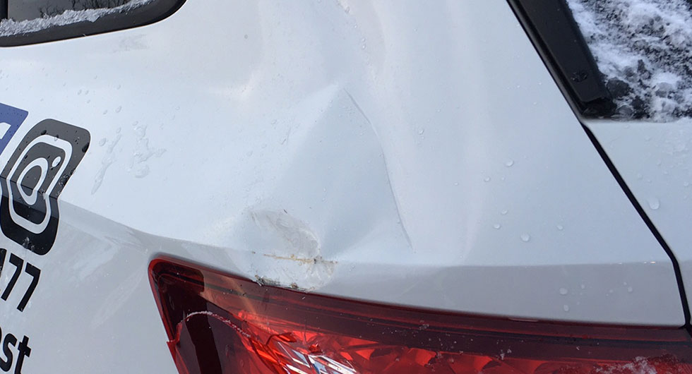 Plåtskadorna i vår långtest-Skoda är nu fixade. Det gick på över 50 000 kronor…