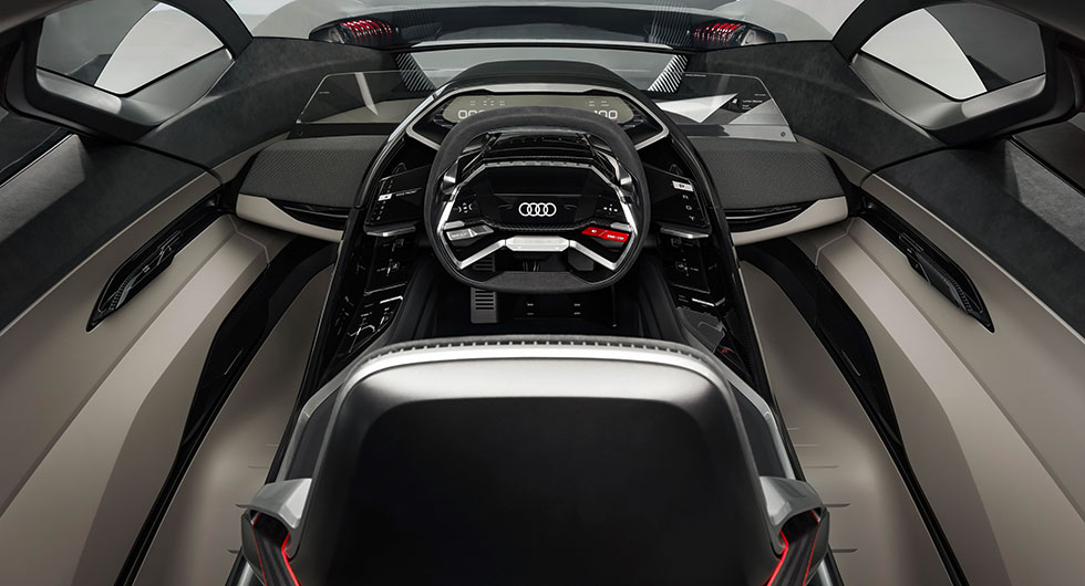 Flexibel förarplats i Audi PB18 e-tron