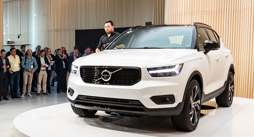Ian Kettle berättar om sin skapelse på premiären av Volvo XC40.