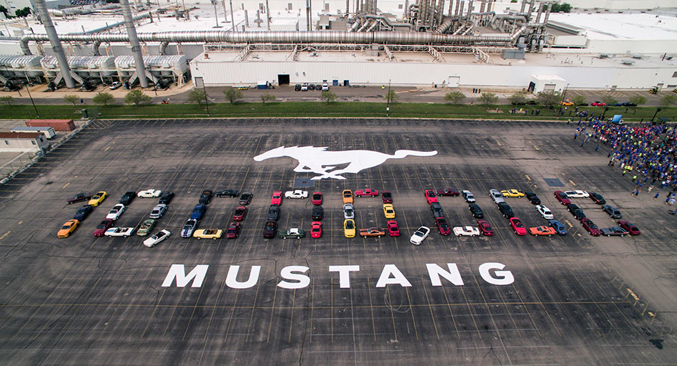 Milstolpe för Mustang