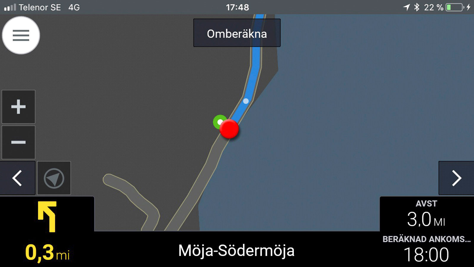 (Bild 2). Copilot nattetid.