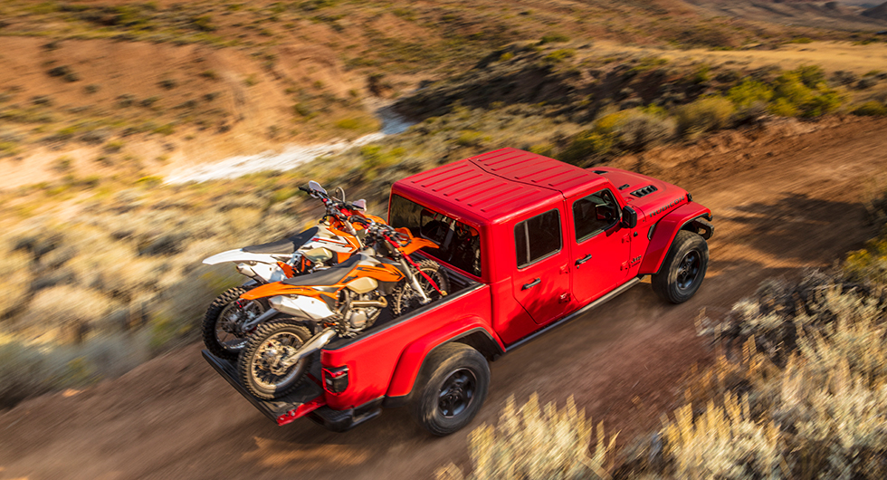 Jeep Gladiator en pickupversion av Wrangler