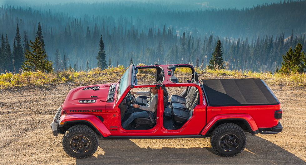 Jeep Gladiator en pickupversion av Wrangler