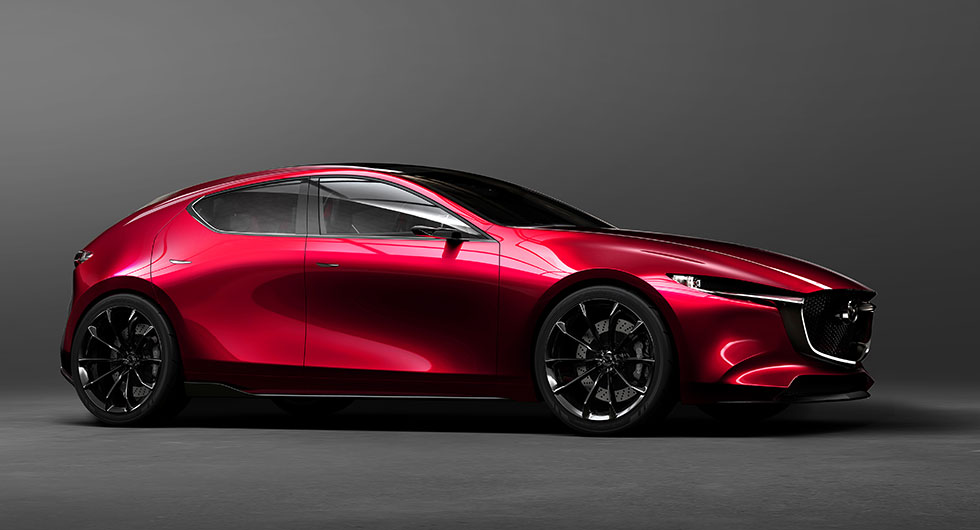 Konceptet Mazda Kai visades upp i fjol.