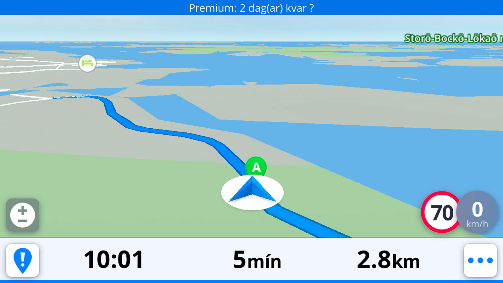 (Bild 1). Sygic dagtid.