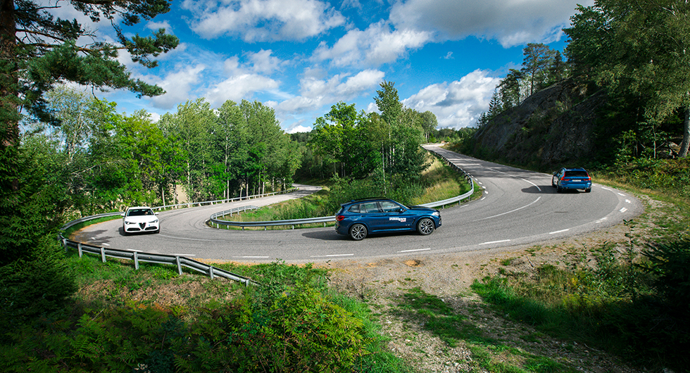 Test: Alfa Romeo Stelvio, BMW X3, Volvo XC60 (2018)