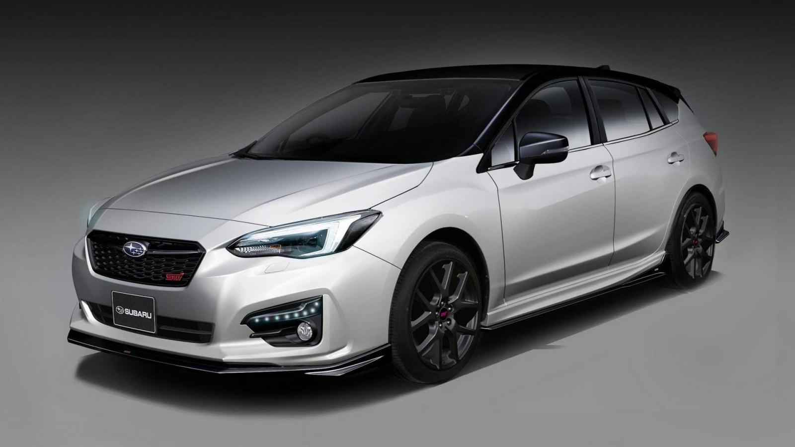 Första bilderna på nya Forester och Impreza STI