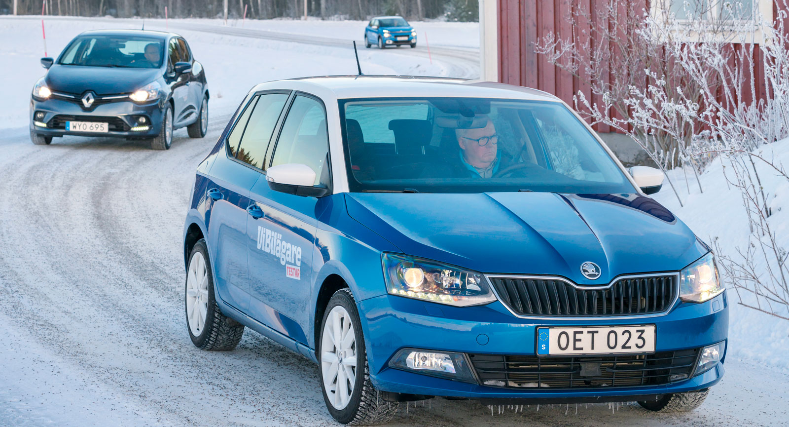 Test: Renault Clio, Skoda Fabia och Citroën C3 (2017)