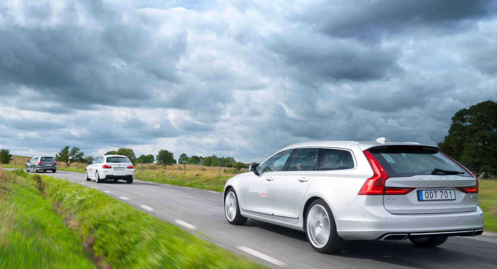 Test: Passat, V90 & 5-serie (2016)