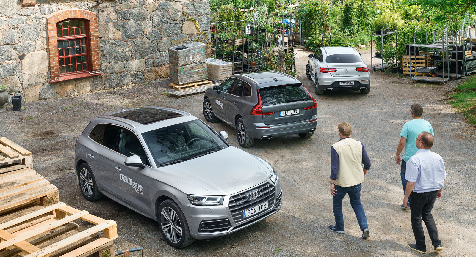 Tre av suv-klassens absoluta toppmodeller. Inte lätt att avgöra vilken av dem man helst går till!