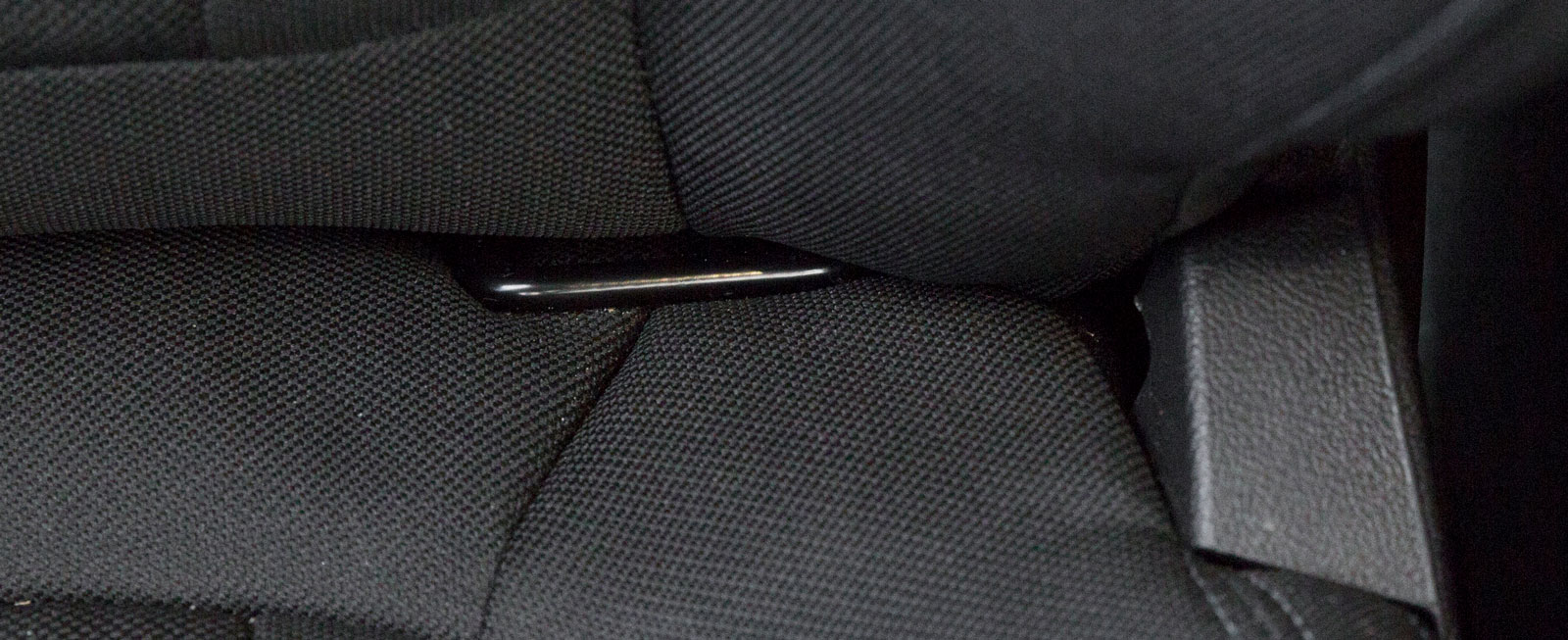 I BMW erbjuds för en knapp tusenlapp Isofix-fästen även fram.