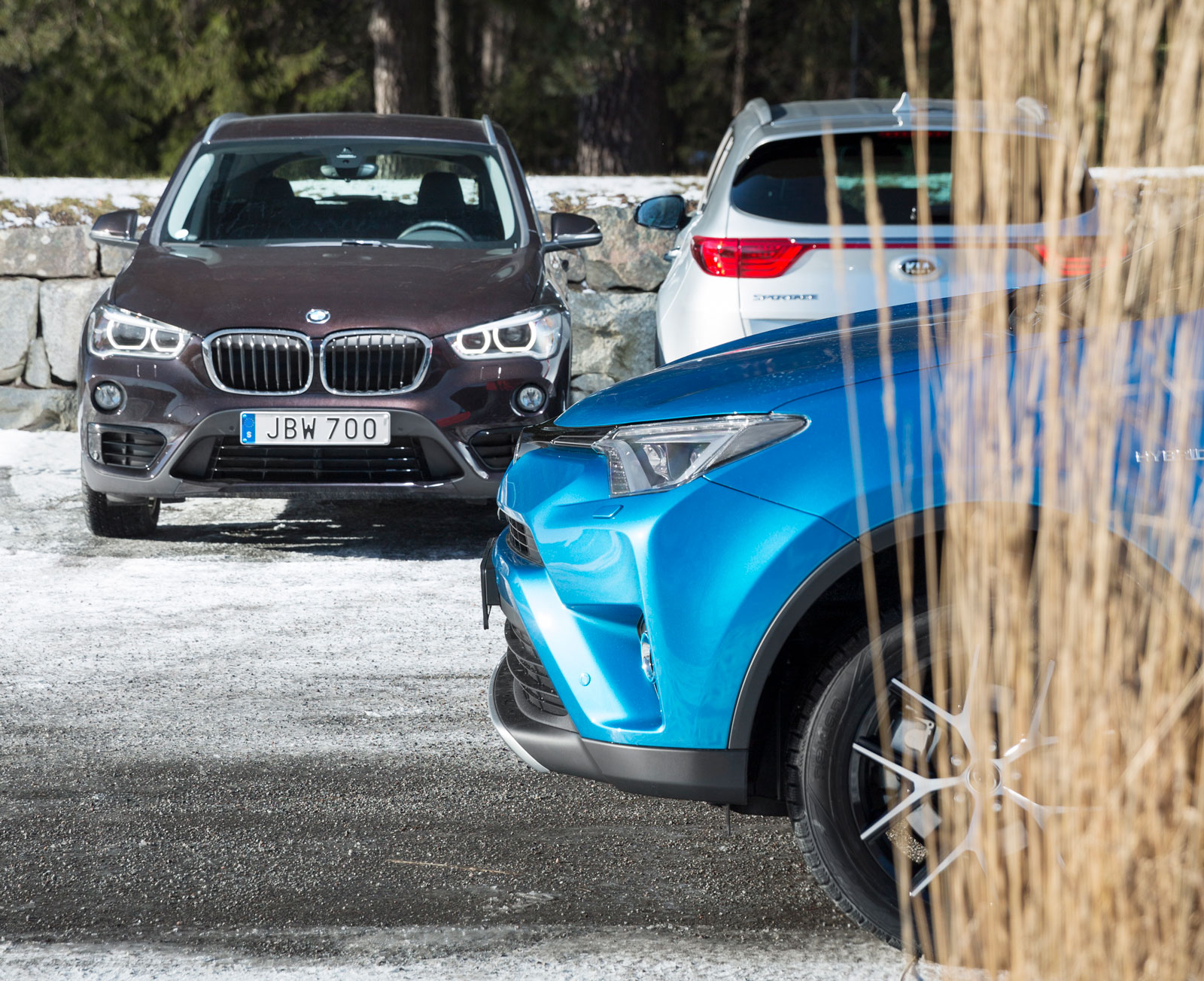Diesel, bensin och hybrid – i det här testet har drivsätten varierat mer än biltypen.