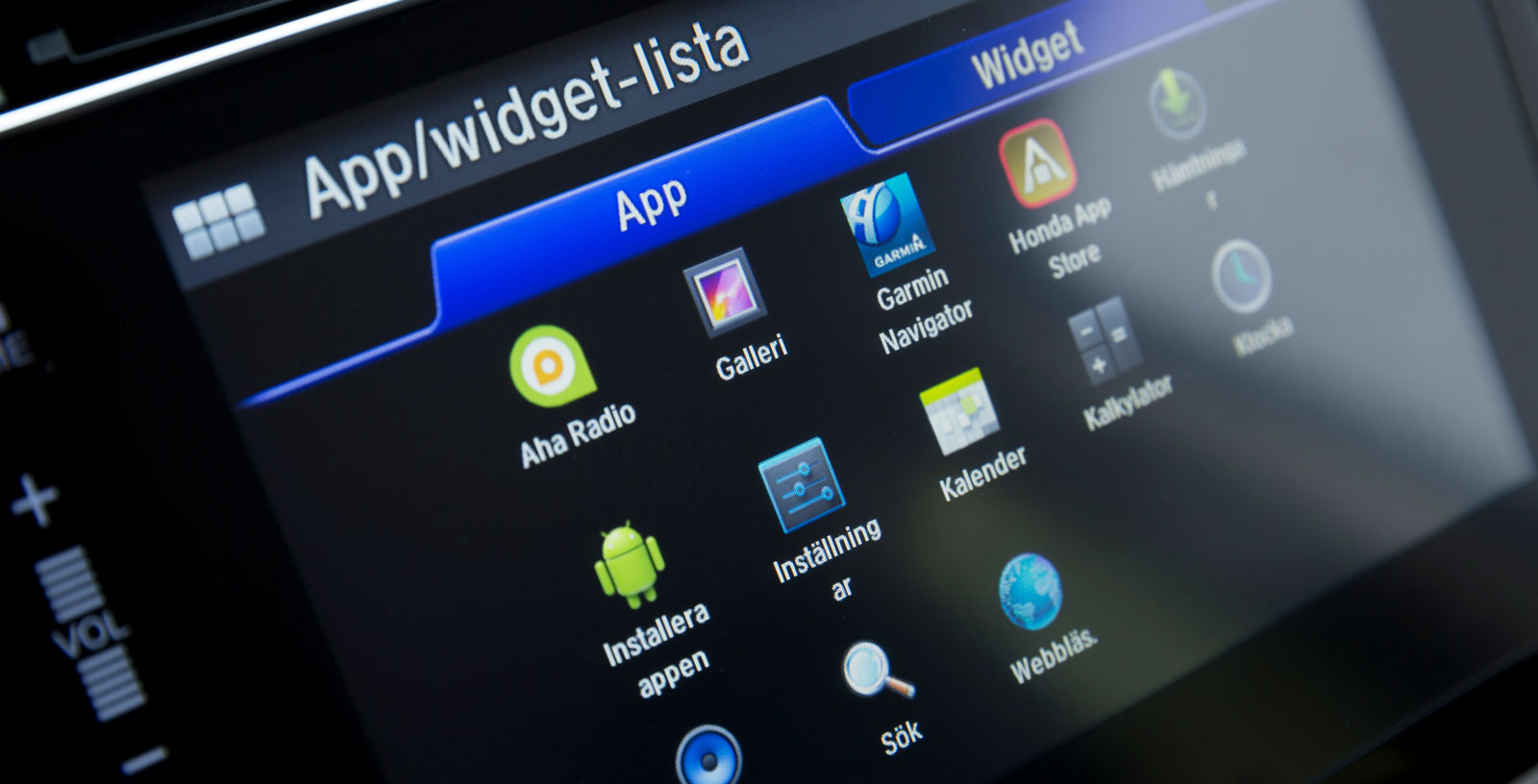 Jazz är den enda bilen som inte har de nya mediafunktionerna Apple CarPlay/Android Auto. Honda har egna appar som tillval.