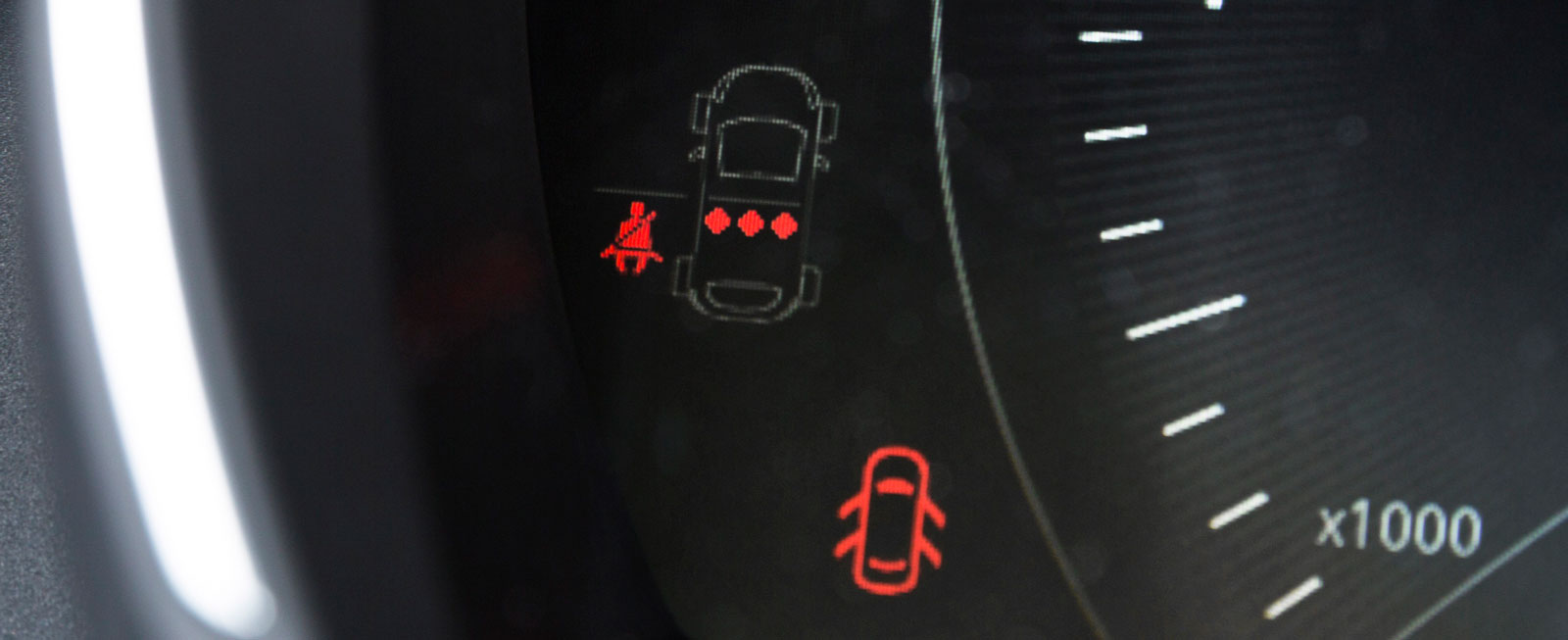 De bakre bältespåminnarna i
renault är små, men tydliga.