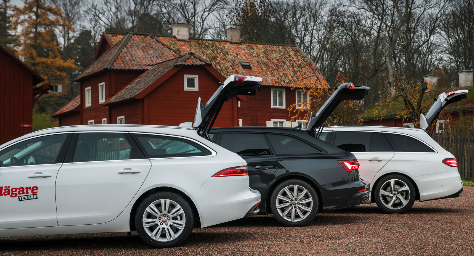 Gapelseberättelsen avslöjar att Mercedes-Benz sväljer mest last, Audi näst mest, Jaguar minst.
