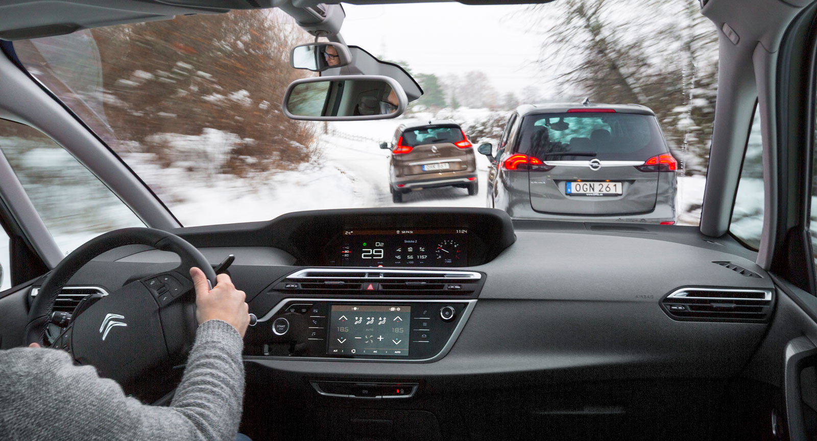 Test: Citroën C4 Grand Picasso, Opel Zafira och Renault Grand Scenic (2016)