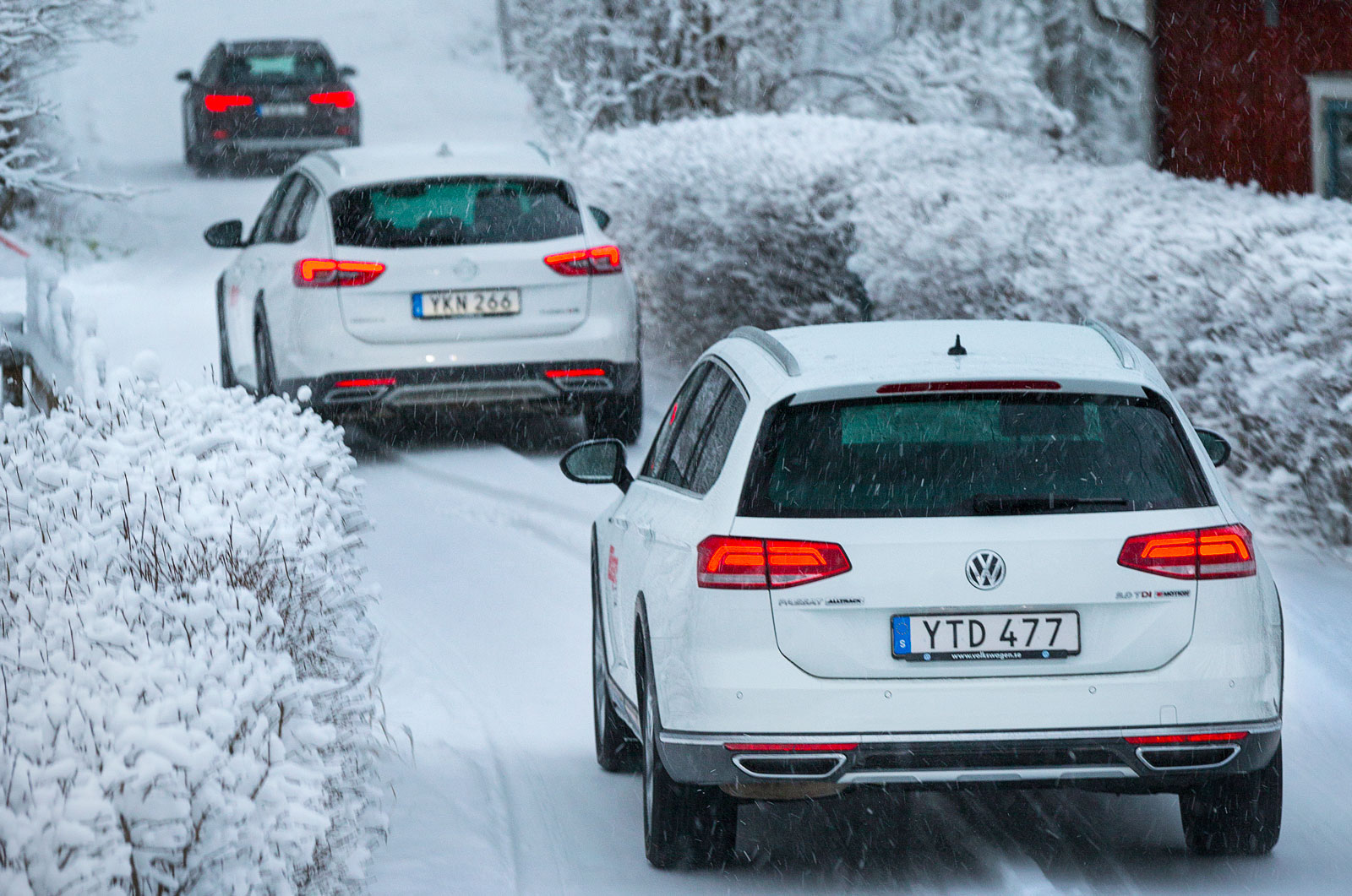Test: Opel Insignia, Audi A4 Allroad och Volkswagen Passat Alltrack (2018)