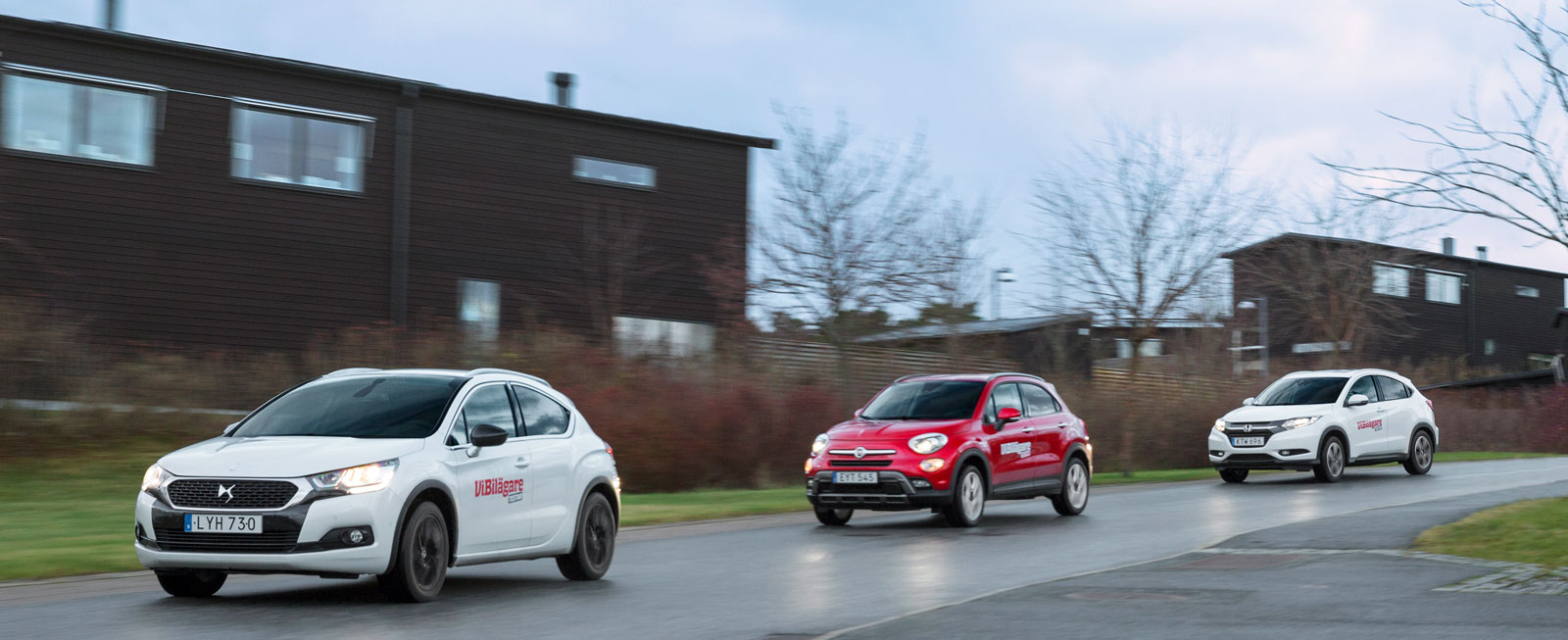 DS 4 baseras på Citroën C4, Fiat 500X på Jeep Renegade och Honda HR-V på Honda Jazz.
