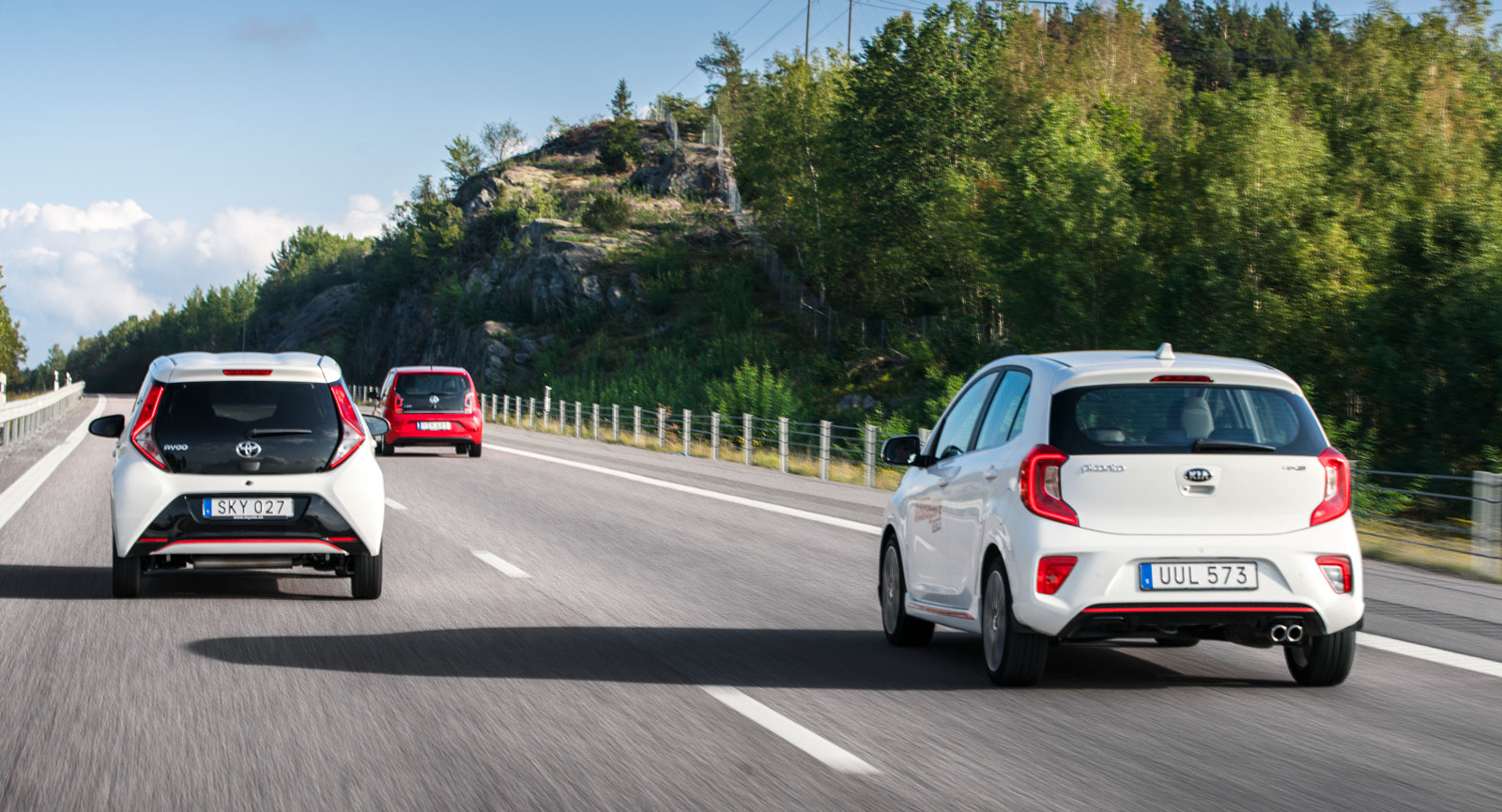 Test: Kia Picanto, Toyota Aygo och Volkswagen Up (2018)