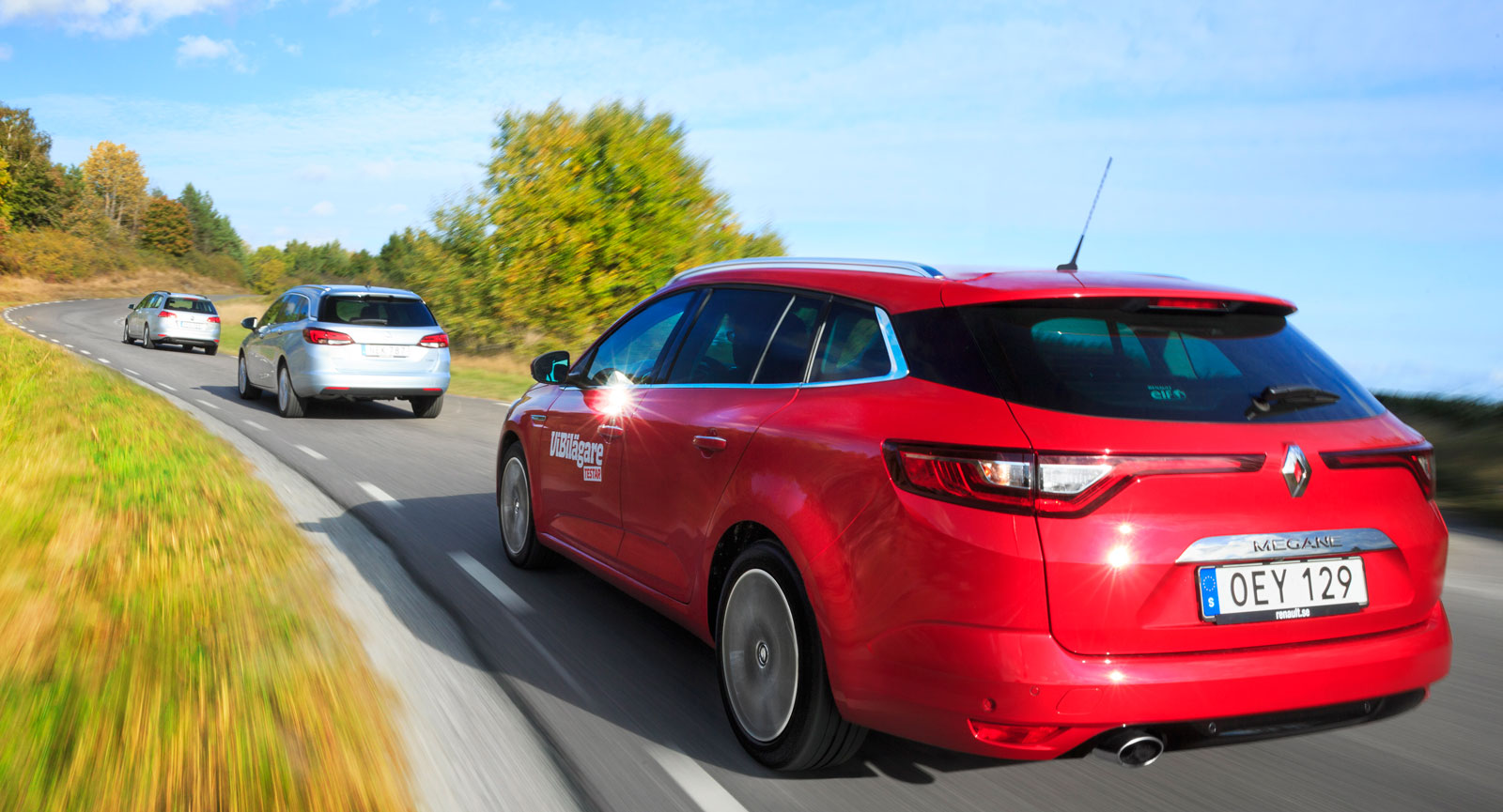 Test: Opel Astra, Renault Mégane och Volkswagen Golf (2016)