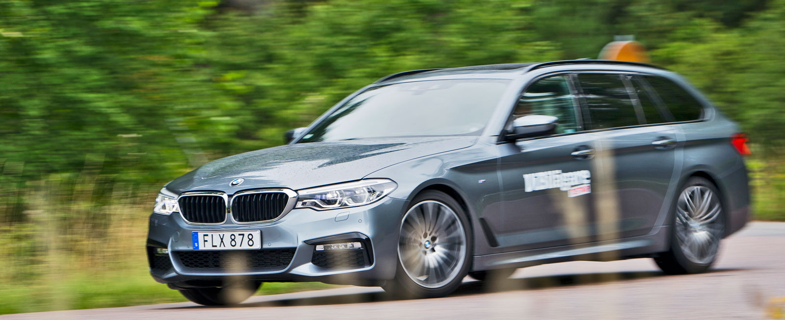Test: BMW 5-serie, Mercedes E-klass och Volvo V90 (2017)