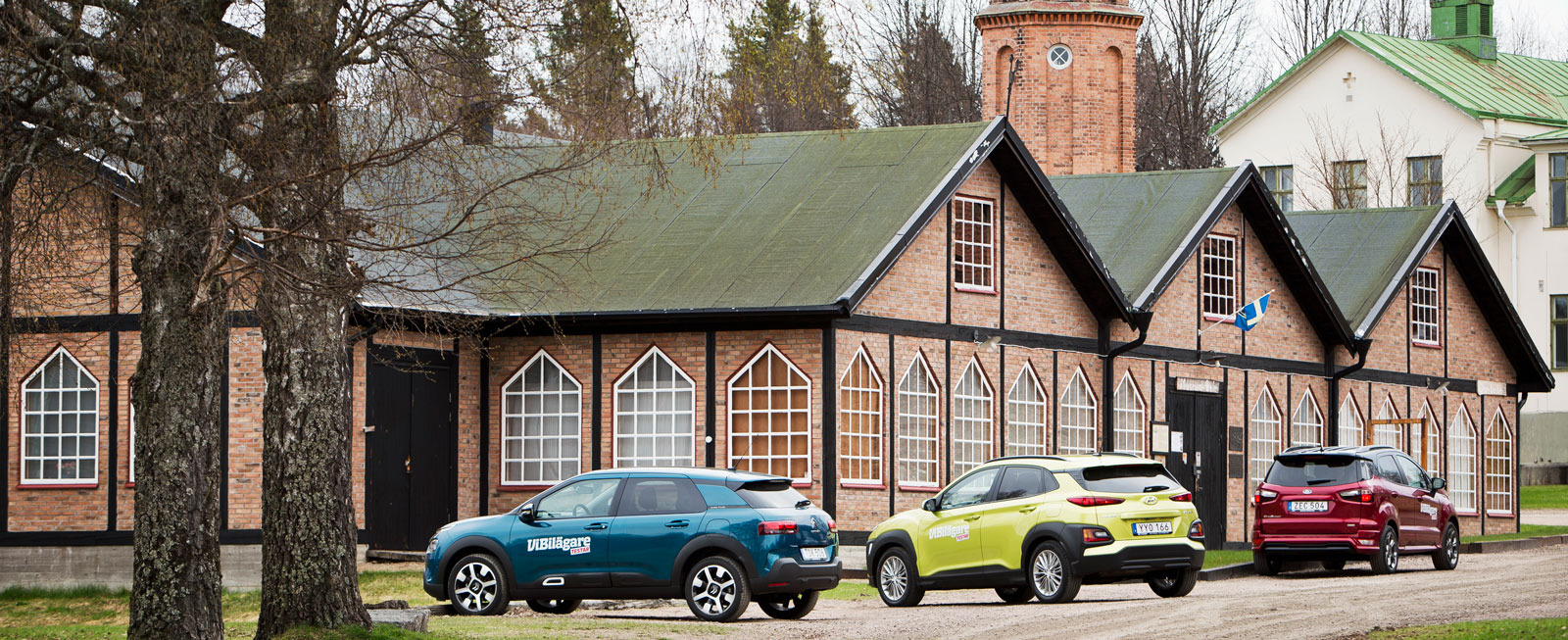 Test: Citroën C4 Cactus, Ford EcoSport och Hyundai Kona (2018)