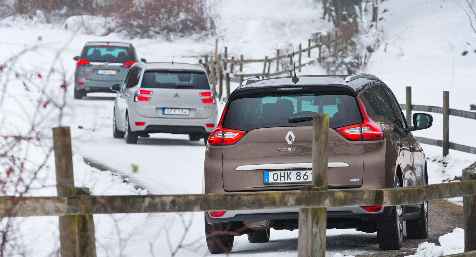 Test: Citroën C4 Grand Picasso, Opel Zafira och Renault Grand Scenic (2016)